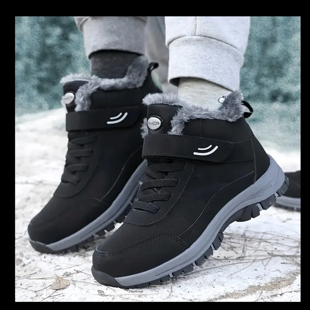 Black Winter Boots Size 6.5 mtp53